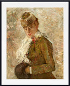 Berthe Morisot, French Fine Art Print : Woman With a Muff