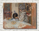 Pierre Bonnard Print, Woman and Dog at Table