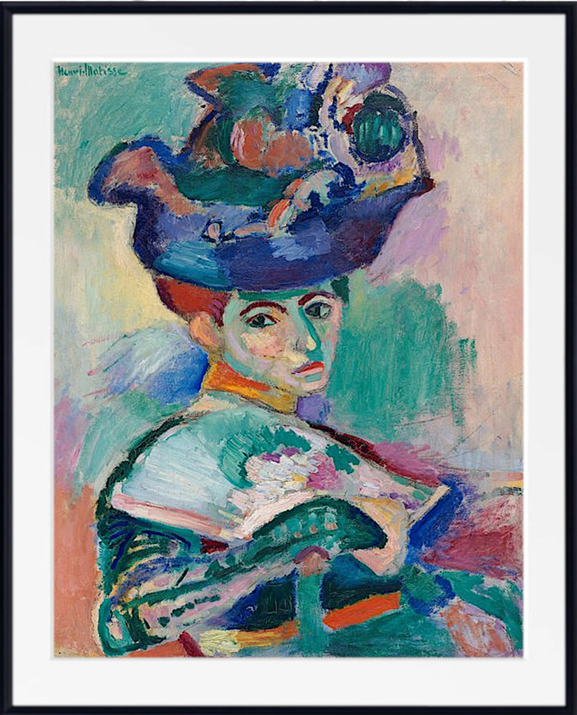 Woman with a Hat by Henri Matisse