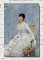 Paul-César Helleu Print, Young Lady in White (1880)