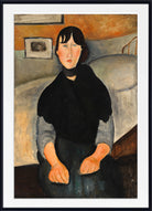 Amedeo Modigliani Wall Art Print : Young Woman of the People (1918)