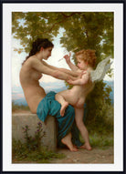 William-Adolphe Bouguereau, Fine Art Print : Young Girl Fighting Eros