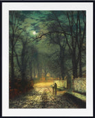 John Atkinson Grimshaw Fine Art Print: A Moonlit Lane