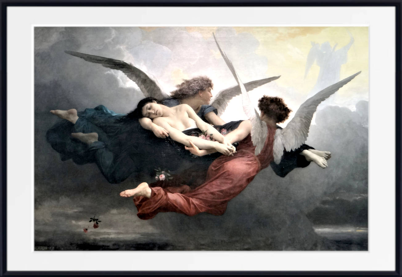 William-Adolphe Bouguereau, Fine Art Print : A Soul in Heaven