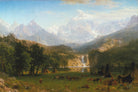 Albert Bierstadt Print, Albert Bierstadt - The Rocky Mountains, Lander's Peak as an unframed print