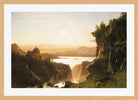 Albert Bierstadt Print, Island Lake, Wind River Range, Wyoming (1861) in an oak frame