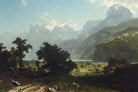 Albert Bierstadt Print, Lake Lucerne as an unframed print