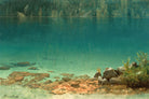 Albert Bierstadt Print, Lake Scene as an unframed print