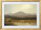 Albert Bierstadt Print, Laramie Peak (1870) in a gold frame
