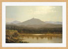 Albert Bierstadt Print, Laramie Peak (1870) in an oak frame