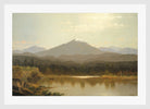 Albert Bierstadt Print, Laramie Peak (1870) in a white frame