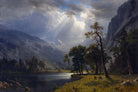 Albert Bierstadt Print, Mount Starr King, Yosemite as an unframed print