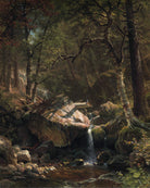 Albert Bierstadt Print, Mountain Brook as an unframed print