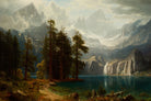 Albert Bierstadt Print, Sierra Nevada Albert Bierstadt circa 1871 as an unframed print