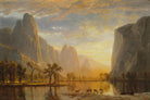 Albert Bierstadt Print, Valley of the Yosemite as an unframed print