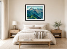 Blick auf die Alpspitze (c. 1932) by Alexander Kanoldt — bedroom