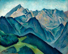 Blick auf die Alpspitze (c. 1932) by Alexander Kanoldt — unframed