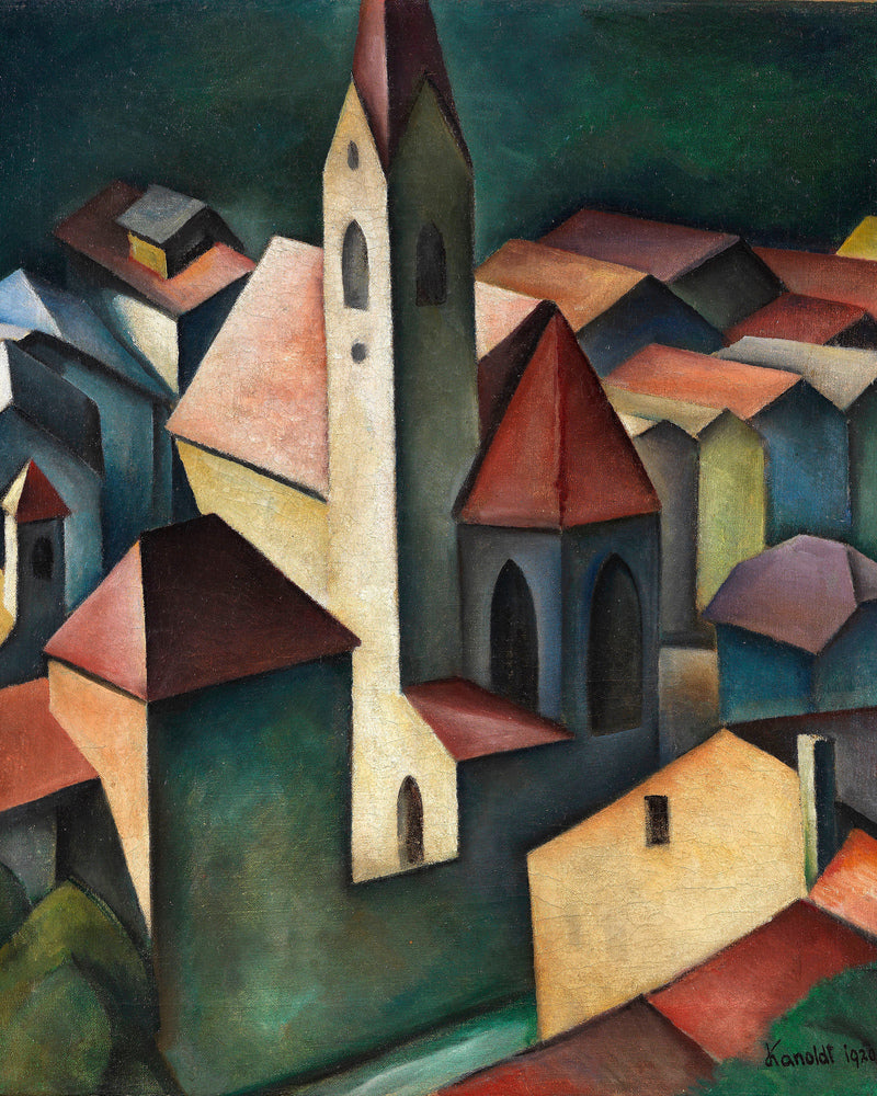 Die Kirche III (1920) by Alexander Kanoldt — unframed