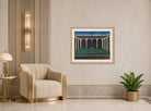Kreuzgang I (1913) by Alexander Kanoldt — art deco roomset