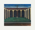 Kreuzgang I (1913) by Alexander Kanoldt — rolled canvas