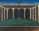 Kreuzgang I (1913) by Alexander Kanoldt — unframed