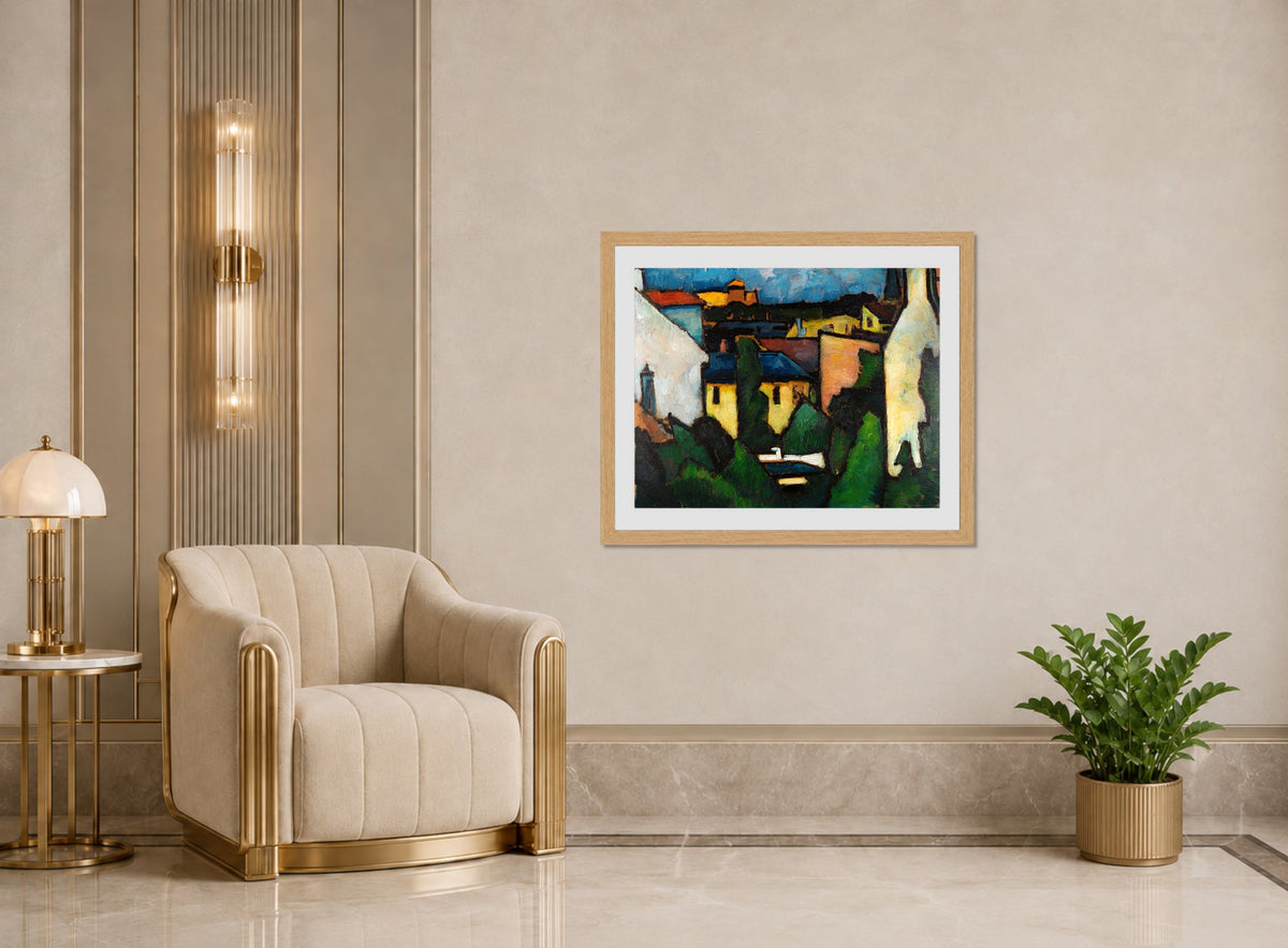 Nikolaiplatz (1910–1913) by Alexander Kanoldt — art deco roomset