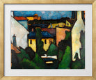 Nikolaiplatz (1910–1913) by Alexander Kanoldt — gold frame