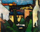 Nikolaiplatz (1910–1913) by Alexander Kanoldt — unframed