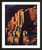 Olevano (1924) by Alexander Kanoldt — black frame