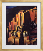 Olevano (1924) by Alexander Kanoldt — gold frame