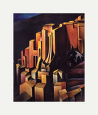 Olevano (1924) by Alexander Kanoldt — rolled canvas