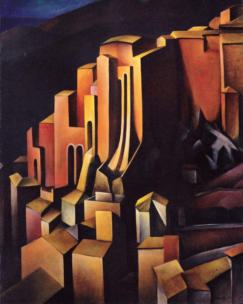 Olevano (1924) by Alexander Kanoldt — unframed