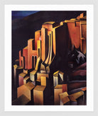 Olevano (1924) by Alexander Kanoldt — white frame