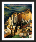 Olevano (1927) by Alexander Kanoldt — black frame