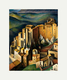 Olevano (1927) by Alexander Kanoldt — rolled canvas
