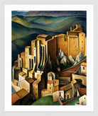 Olevano (1927) by Alexander Kanoldt — white frame
