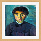Portrait of a Girl (1911) by Alexander Kanoldt — oak frame