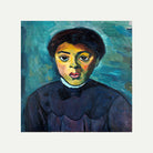 Portrait of a Girl (1911) by Alexander Kanoldt — rolled canvas