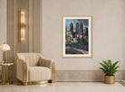 San Gimignano (1916) by Alexander Kanoldt — art deco roomset