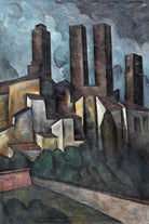 San Gimignano (1916) by Alexander Kanoldt — unframed