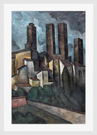 San Gimignano (1916) by Alexander Kanoldt — white frame