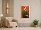 Self-Portrait (1929) by Alexander Kanoldt — art deco roomset