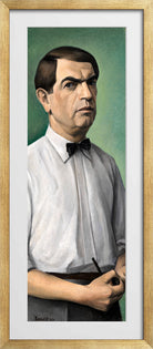 Self-Portrait (1930) by Alexander Kanoldt — gold frame