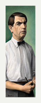 Self-Portrait (1930) by Alexander Kanoldt — rolled canvas