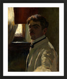 Self-Portrait by Alexander Kanoldt — black frame