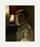 Self-Portrait by Alexander Kanoldt — rolled canvas