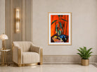 Still Life with Rubber Tree (1921) by Alexander Kanoldt — art deco roomset