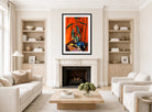 Still Life with Rubber Tree (1921) by Alexander Kanoldt — living room roomset