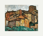 Studie San Gimignano (1913) by Alexander Kanoldt — rolled canvas