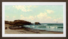 Alfred Thompson Bricher, Afternoon by the Ocean — brown frame